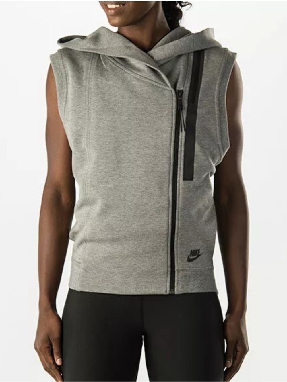 Nike Women's Tech Fleece Hoodie Vest Size Large